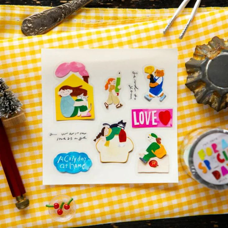 OURS Die-Cut PET Tape Sample Roll 70cm: For a Special Day