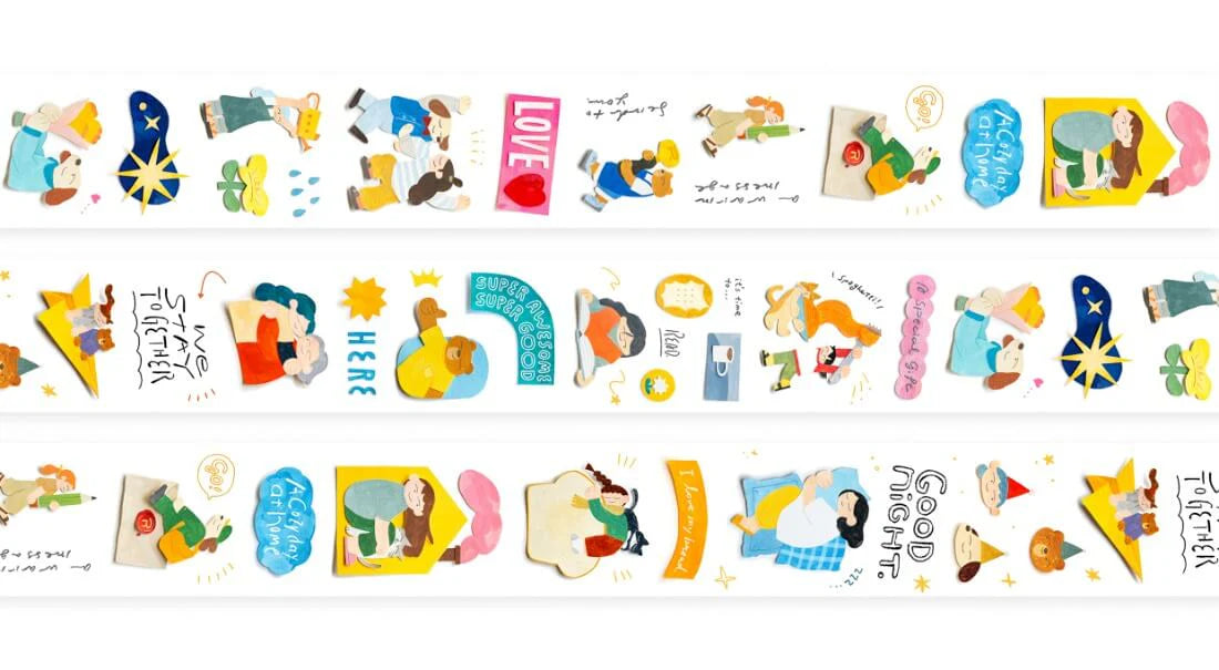 OURS Die-Cut PET Tape Sample Roll 70cm: For a Special Day