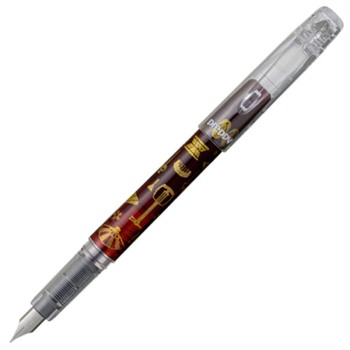 PLATINUM Preppy WA 5 Modern Maki-e Fountain Pen Fine Geisha no Kodougu