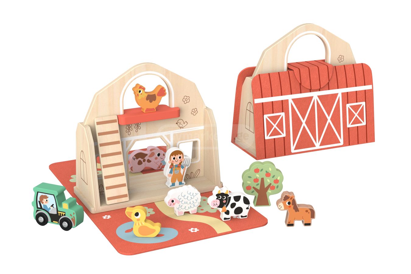 TOOKY TOY Farm Play Set