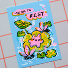 QUIRKYQING Art Print A6 Its Ok To Rest