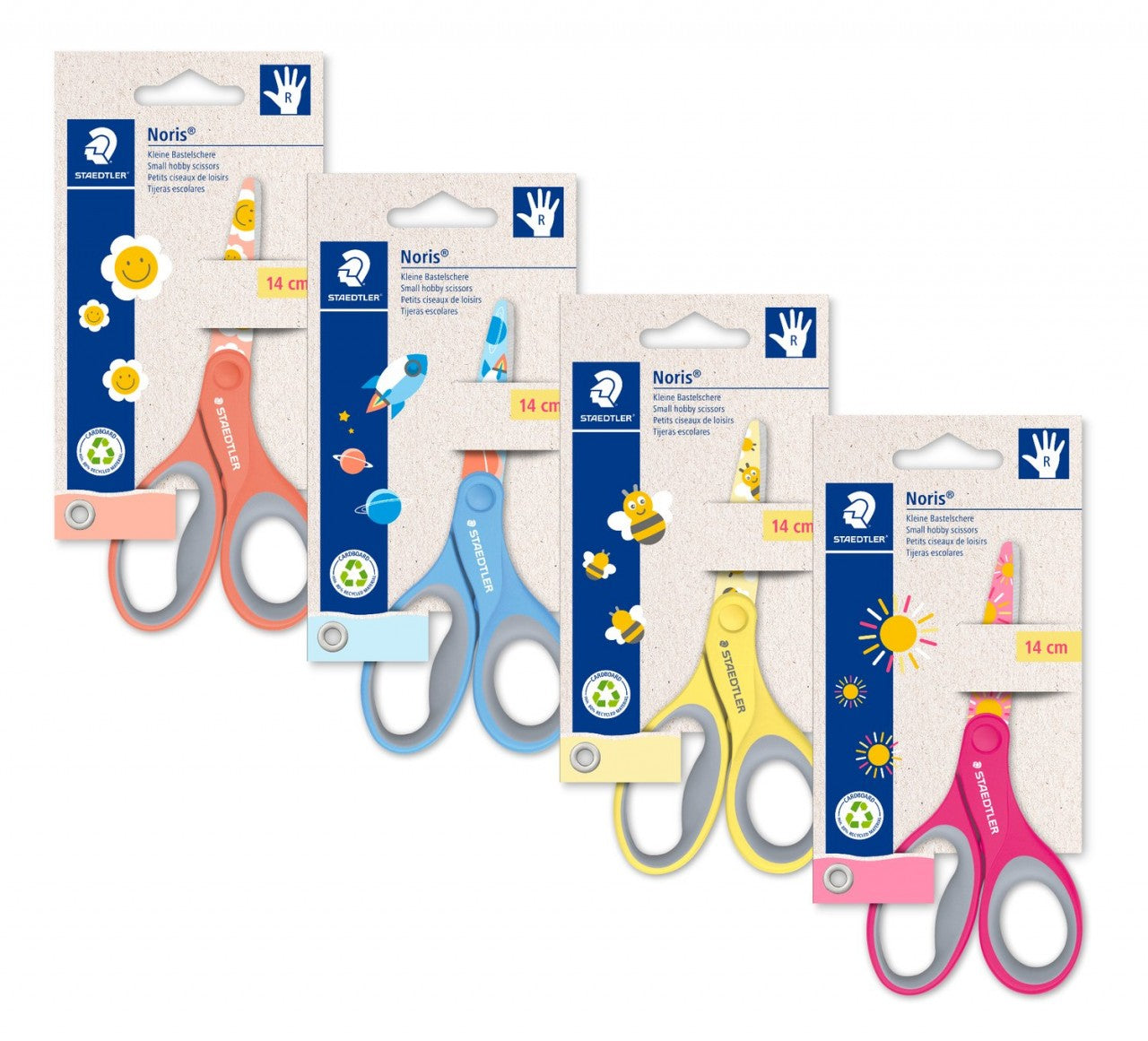 STAEDTLER Noris Club Scissors 14cm Assorted Colours