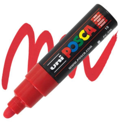 UNI POSCA Marker Broad Bullet 4.5mm Red