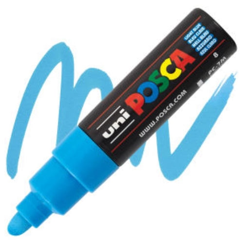 UNI POSCA Marker Broad Bullet 4.5mm Light Blue