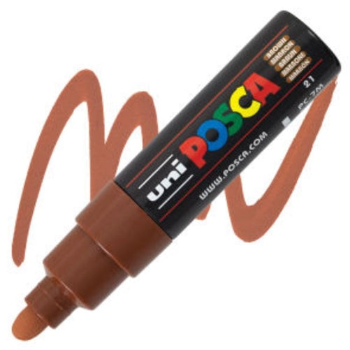 UNI POSCA Marker Broad Bullet 4.5mm Brown