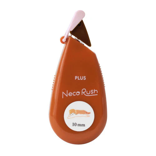 PLUS Neco Rush Tape DC 0230 10mmx3M Scottish Fold