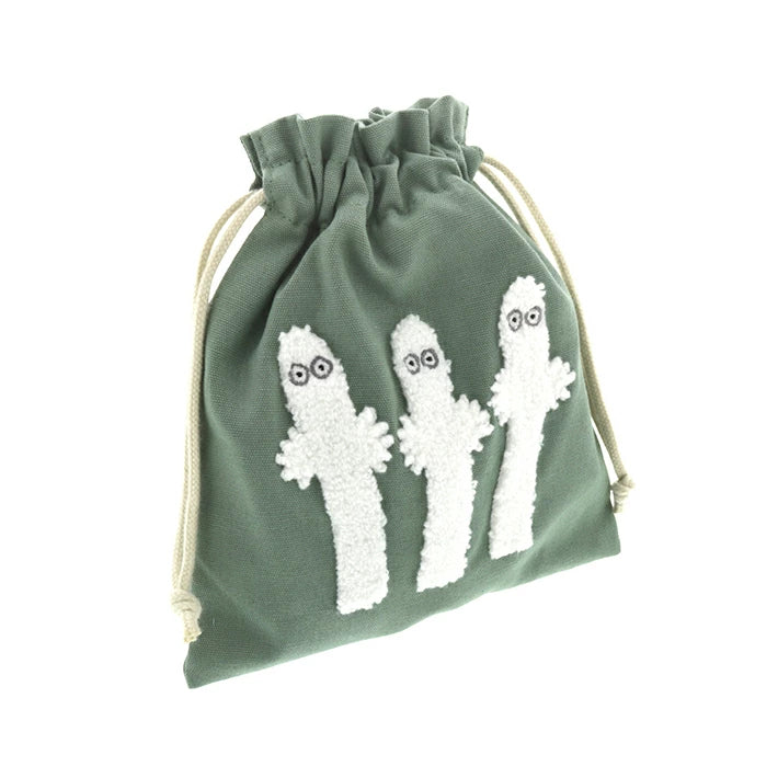 SUN-STAR Embroidered Pouch Moomin MU23AW Green