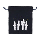 SUN-STAR Embroidered Pouch Moomin MU23AW Navy Blue