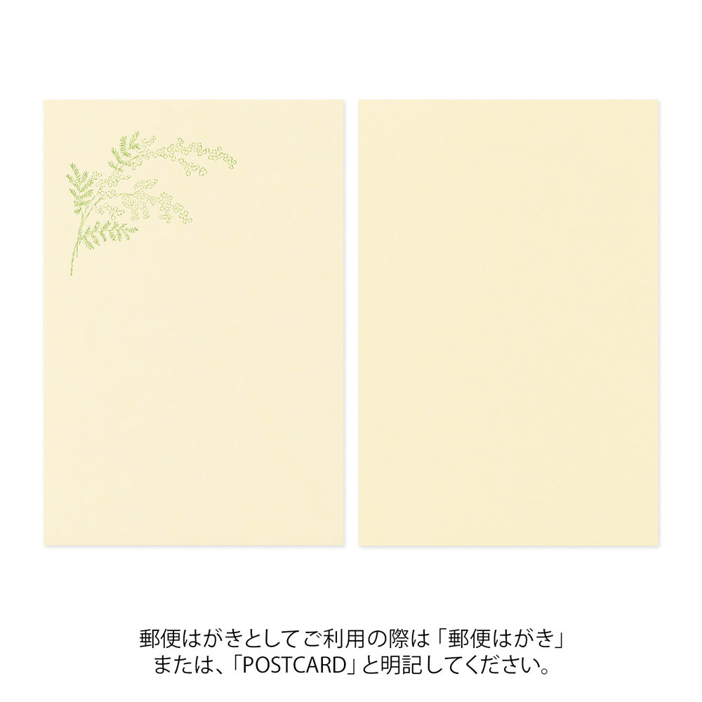 MIDORI Postcard Set of 5 Hanairo Washi
