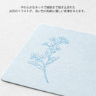 MIDORI Card Set Hanairo Washi Blue