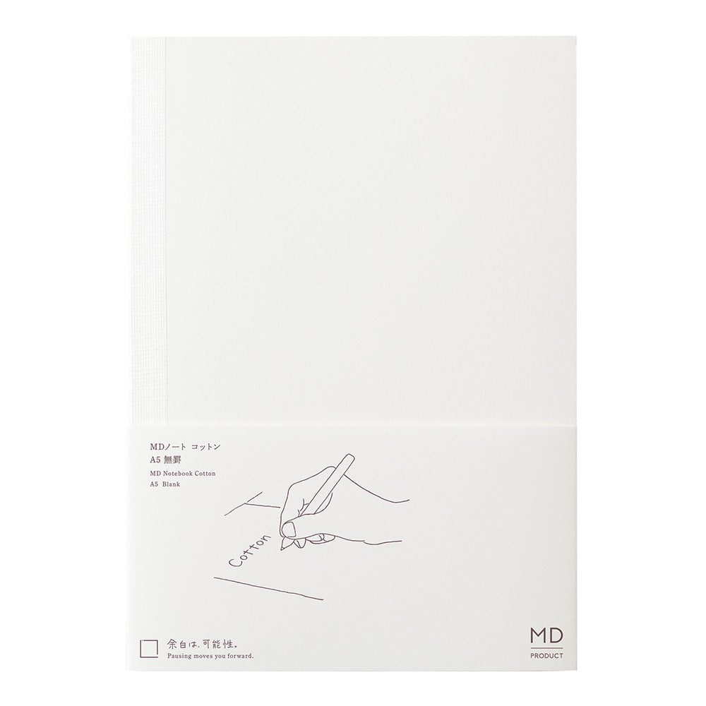 MIDORI MD Product Notebook Cotton A5 Blank