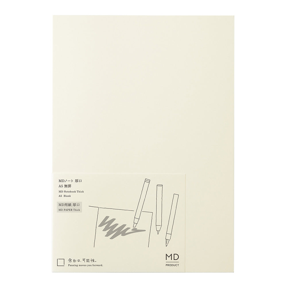 MIDORI MD Product Notebook Thick A5 Blank