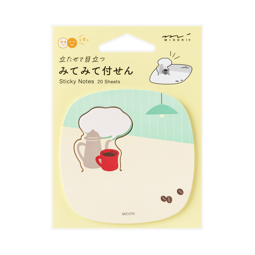 MIDORI Sticky Notes Pop-Up Coffee