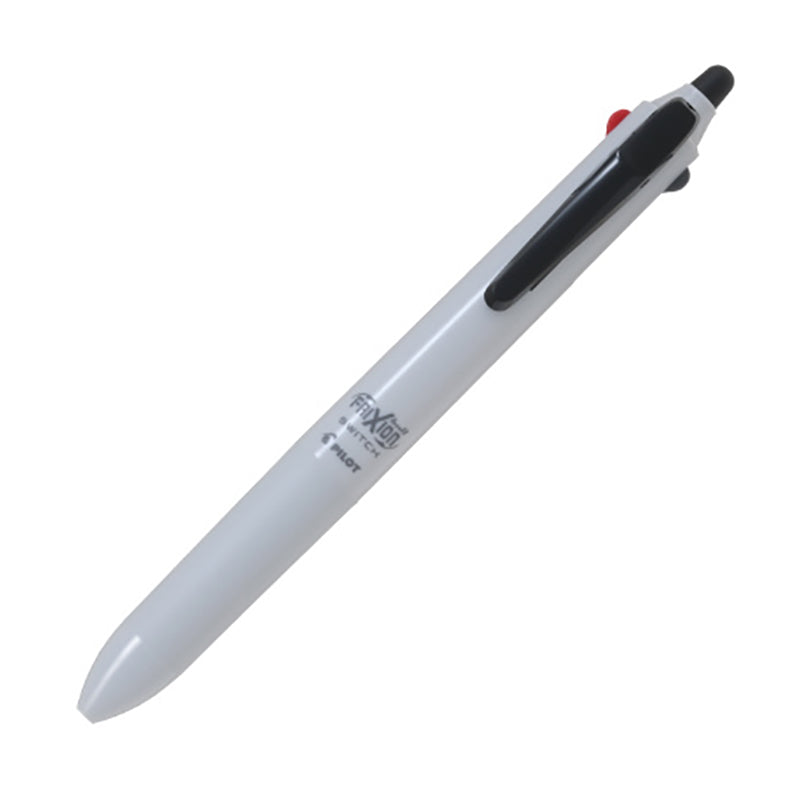 PILOT Frixion Ball Switch Ball Pen White Gray / Frixion 0.5mm + Oil Based 0.7mm