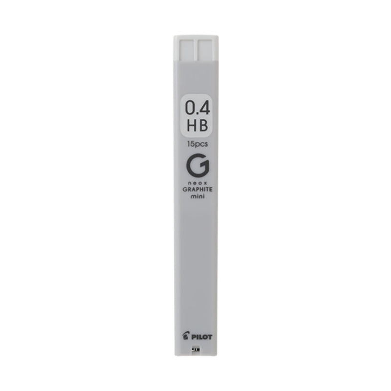 PILOT neox Graphite Mini Pencil Leads 0.4mm 15 Leads/Case HB