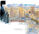 Rooftops Of Paris Sketchbook by Carl Norac
