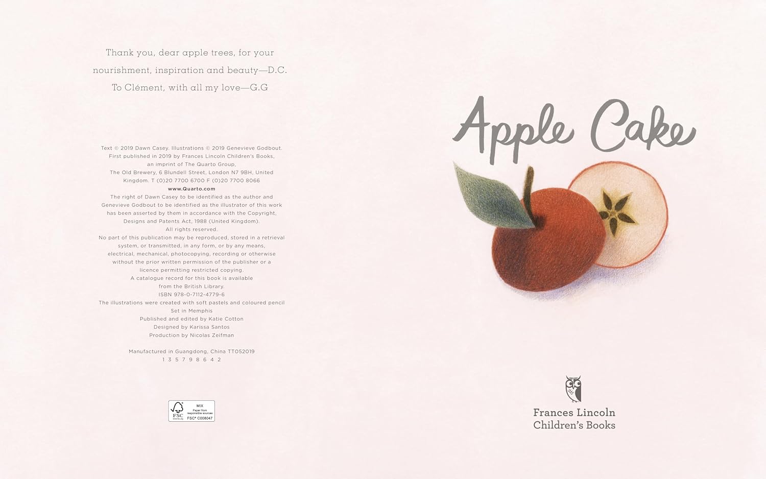 Apple Cake by Dawn Casey