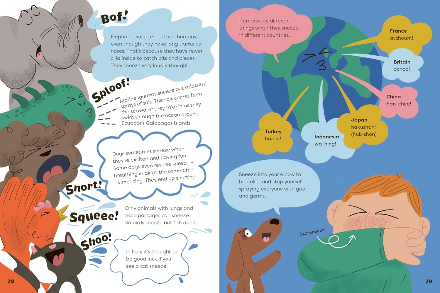 Snore, Sneeze, Burp by Moira Butterfield