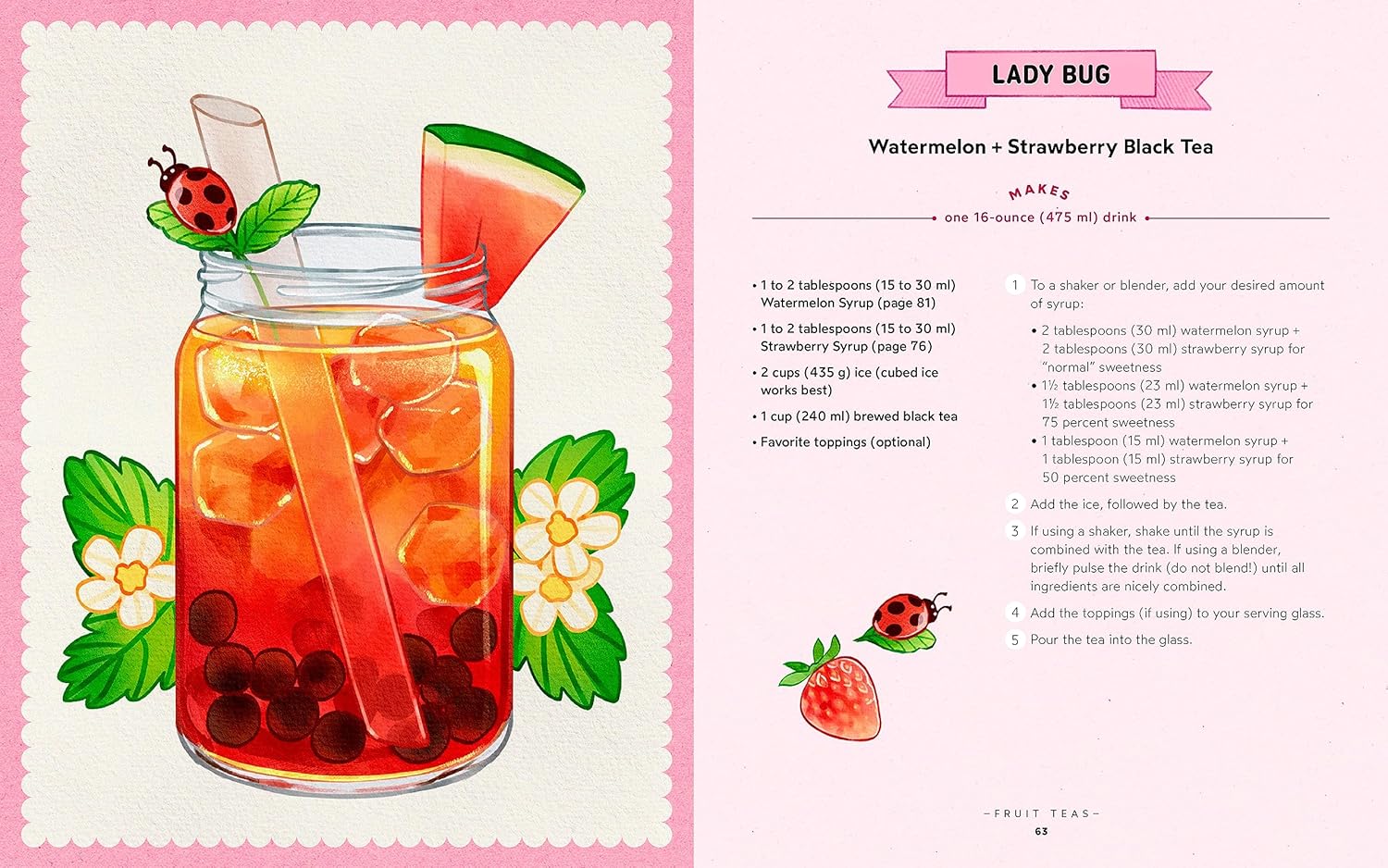 Kawaii Cafe Bubble Tea: Classic, Fun And Refreshing Boba Drinks To Make At Home by Stacey Kwong