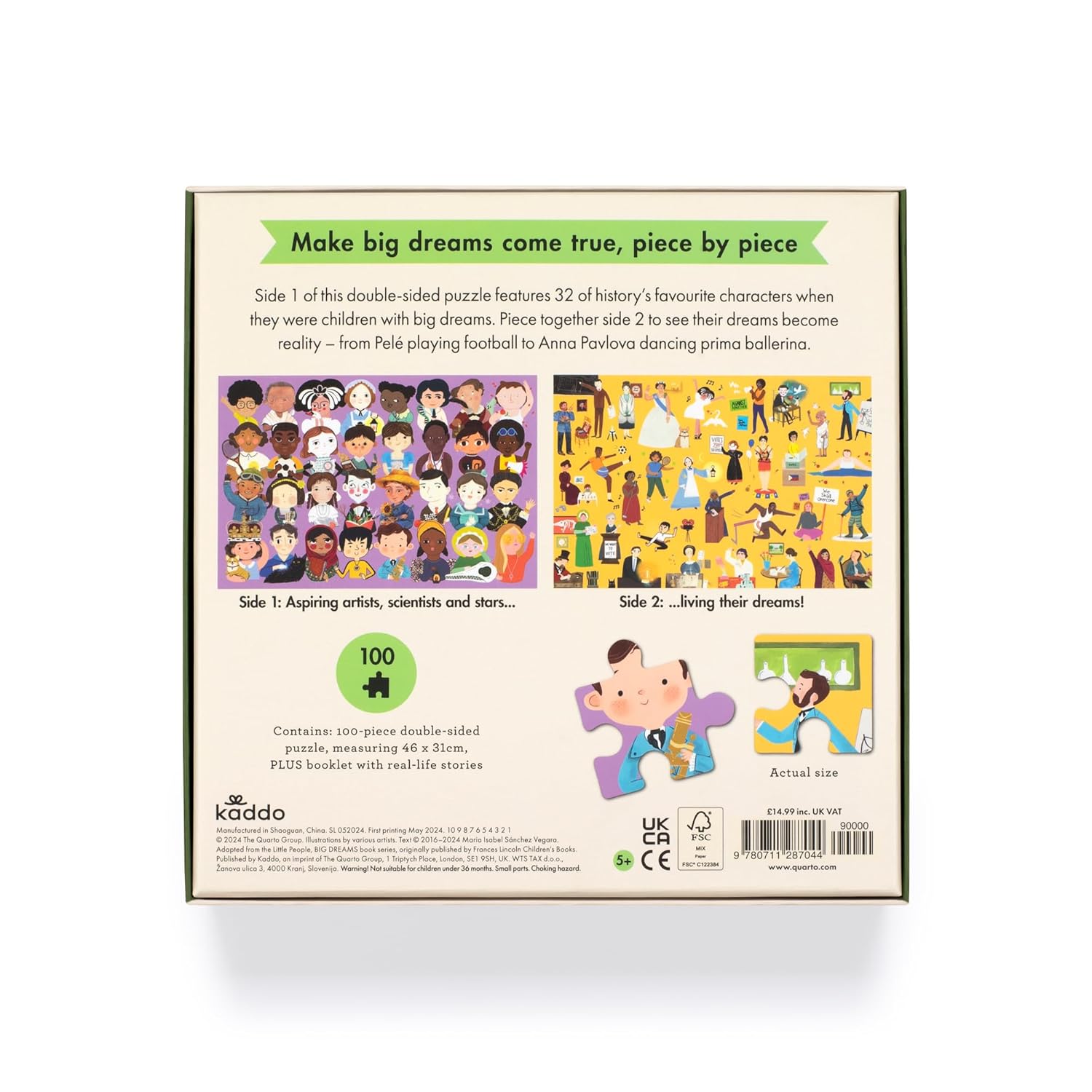 Little People, Big Dreams Puzzle by Maria Isabel Sanchez Vegara