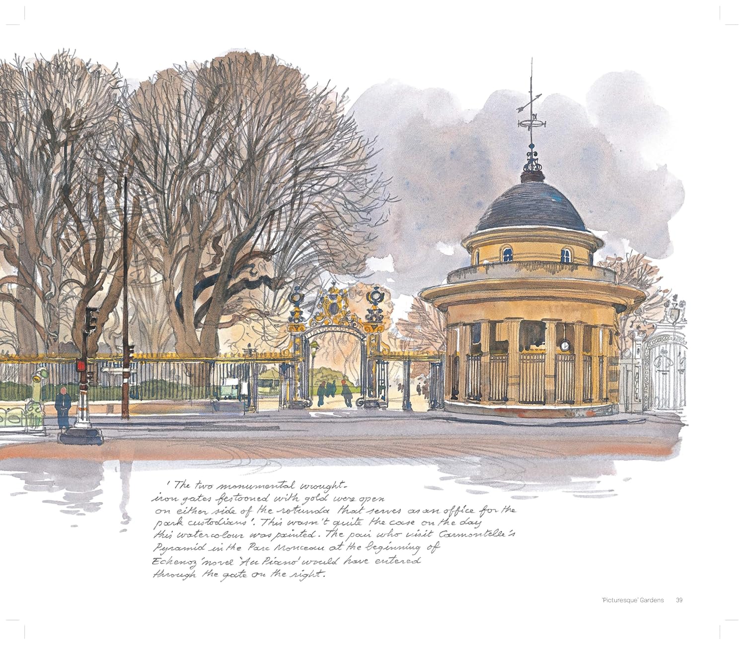 Garden Of Paris Sketchbook by  Jean-Pierre Le Dantec
