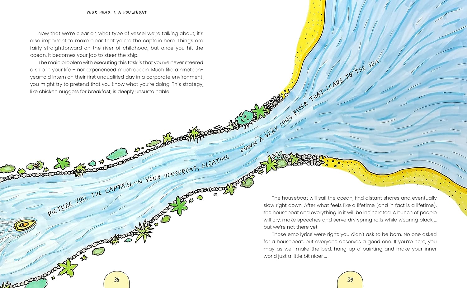 Your Head Is A Houseboat: A Chaotic Guide To Me by Campbell Walker