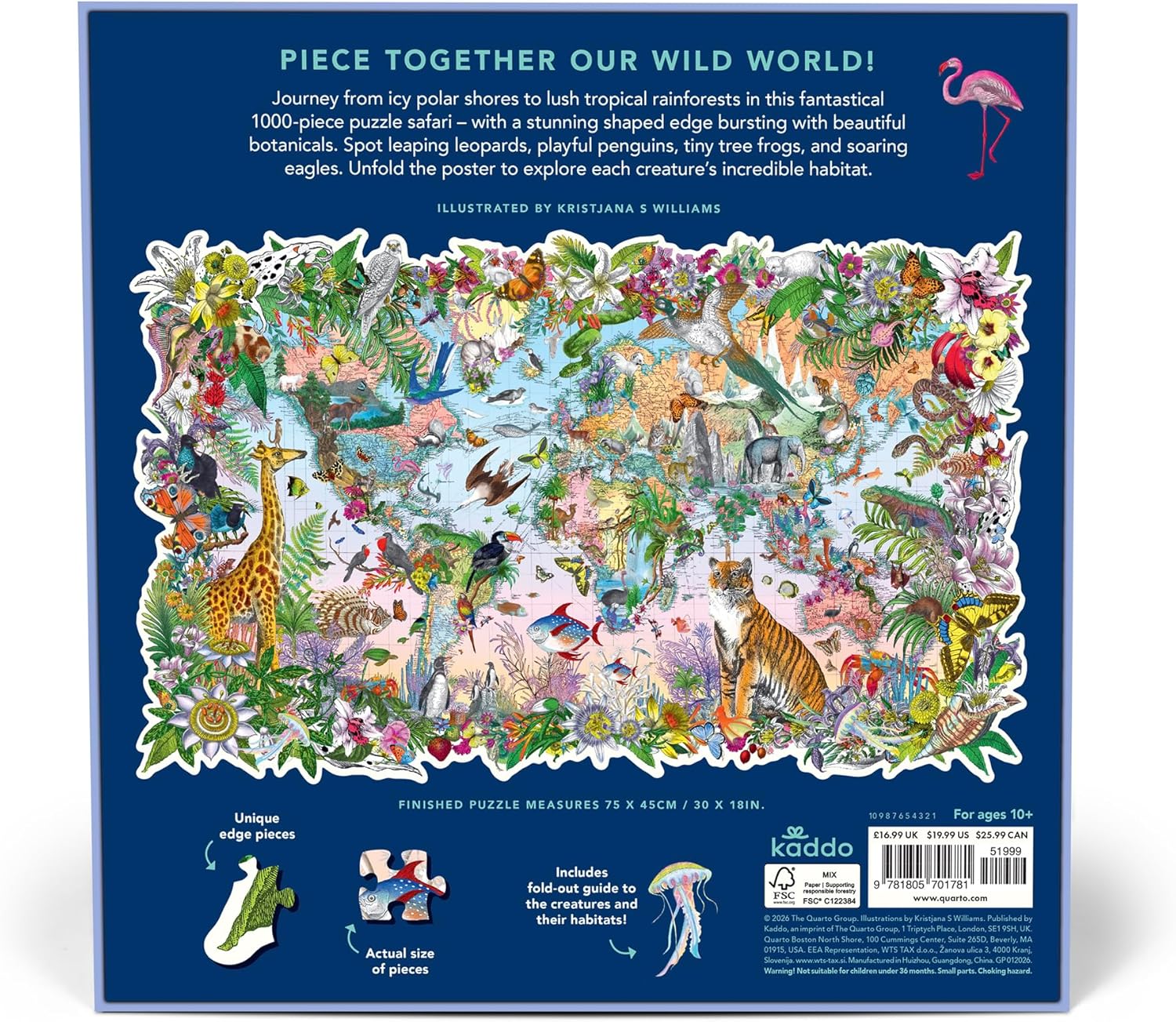 Fantastical Safari: 1000-Piece Jigsaw Puzzle