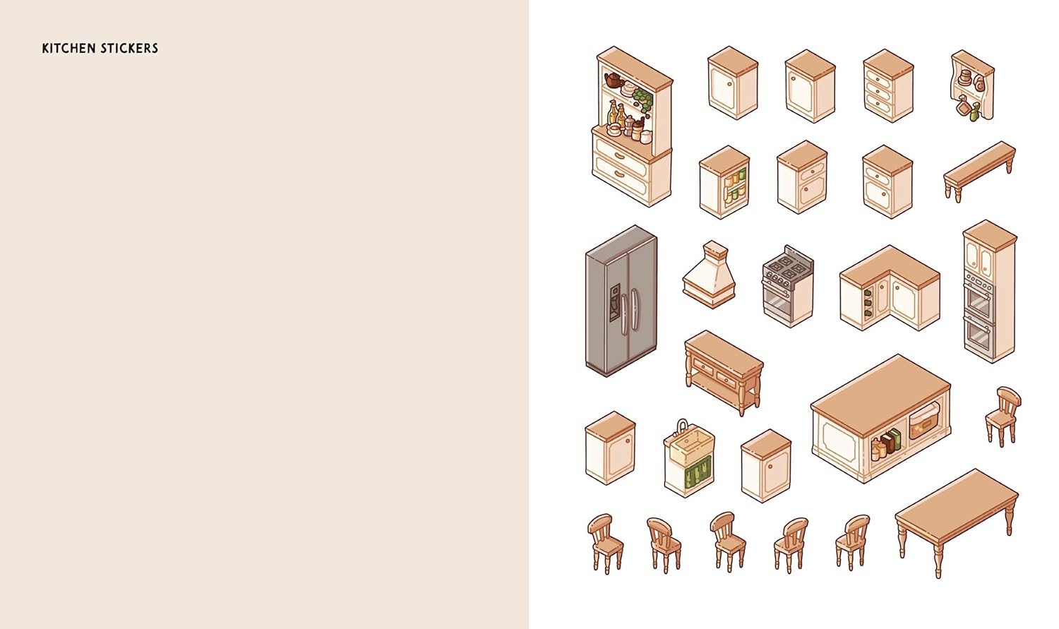 Cute 'N' Cozy Sticker Therapy: Make Your Own Adorable Room Sets! by Zenny Abanales