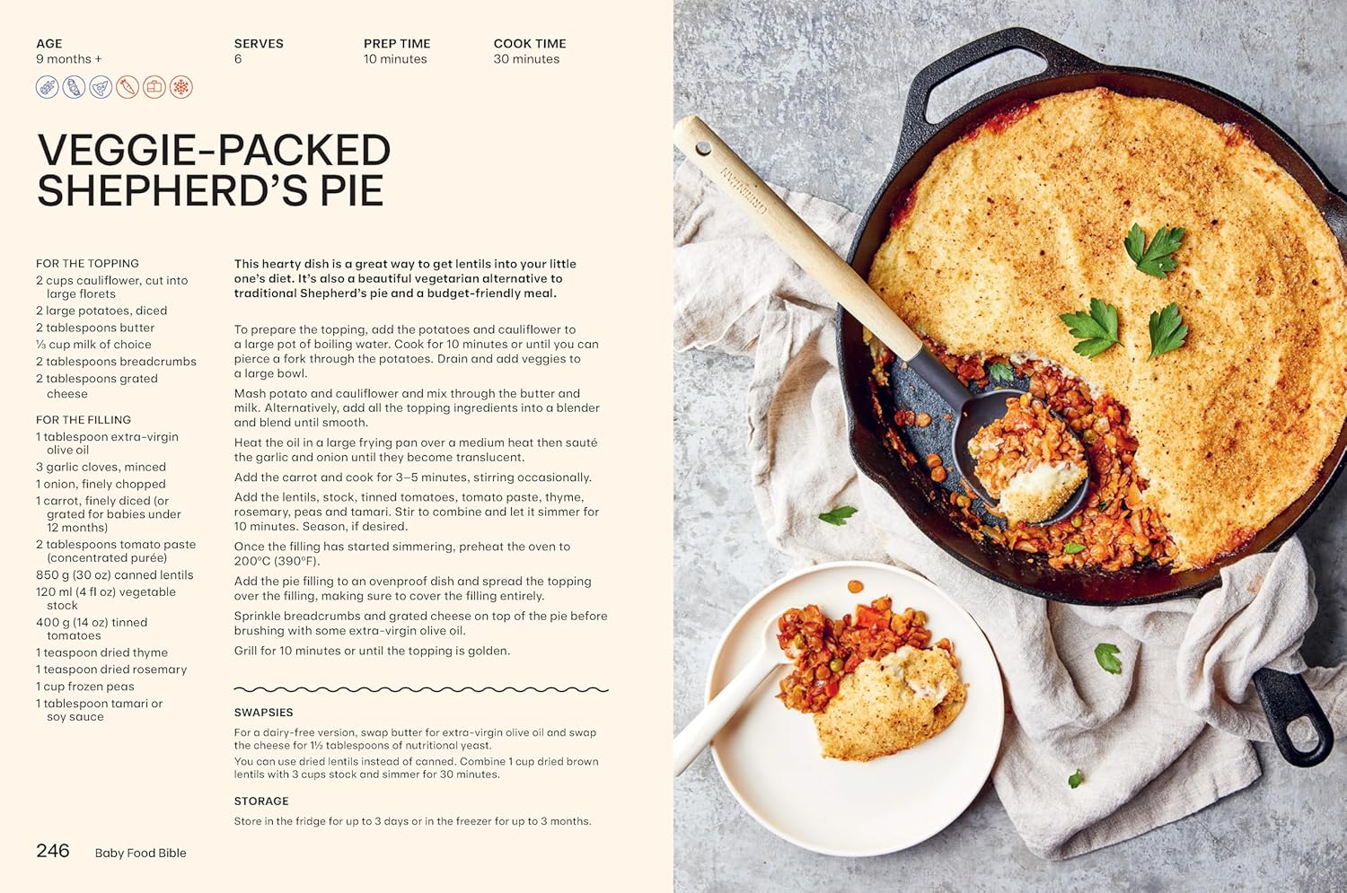 Baby Food Bible: A Nourishing Guide To Feeding Your Family, From First Bite by Julia Tellidis