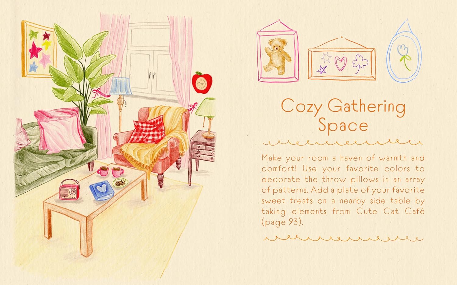 Sweet Spaces: Learn To Doodle The Coziest Corners by Erin Siney