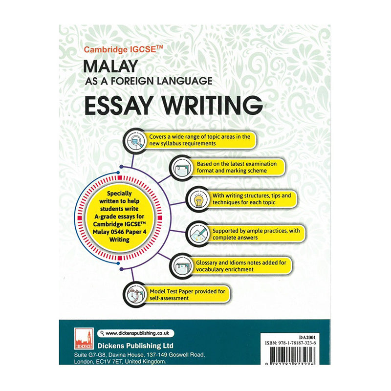 Cambridge IGCSE - Malay As A Foreign Language Essay Writing
