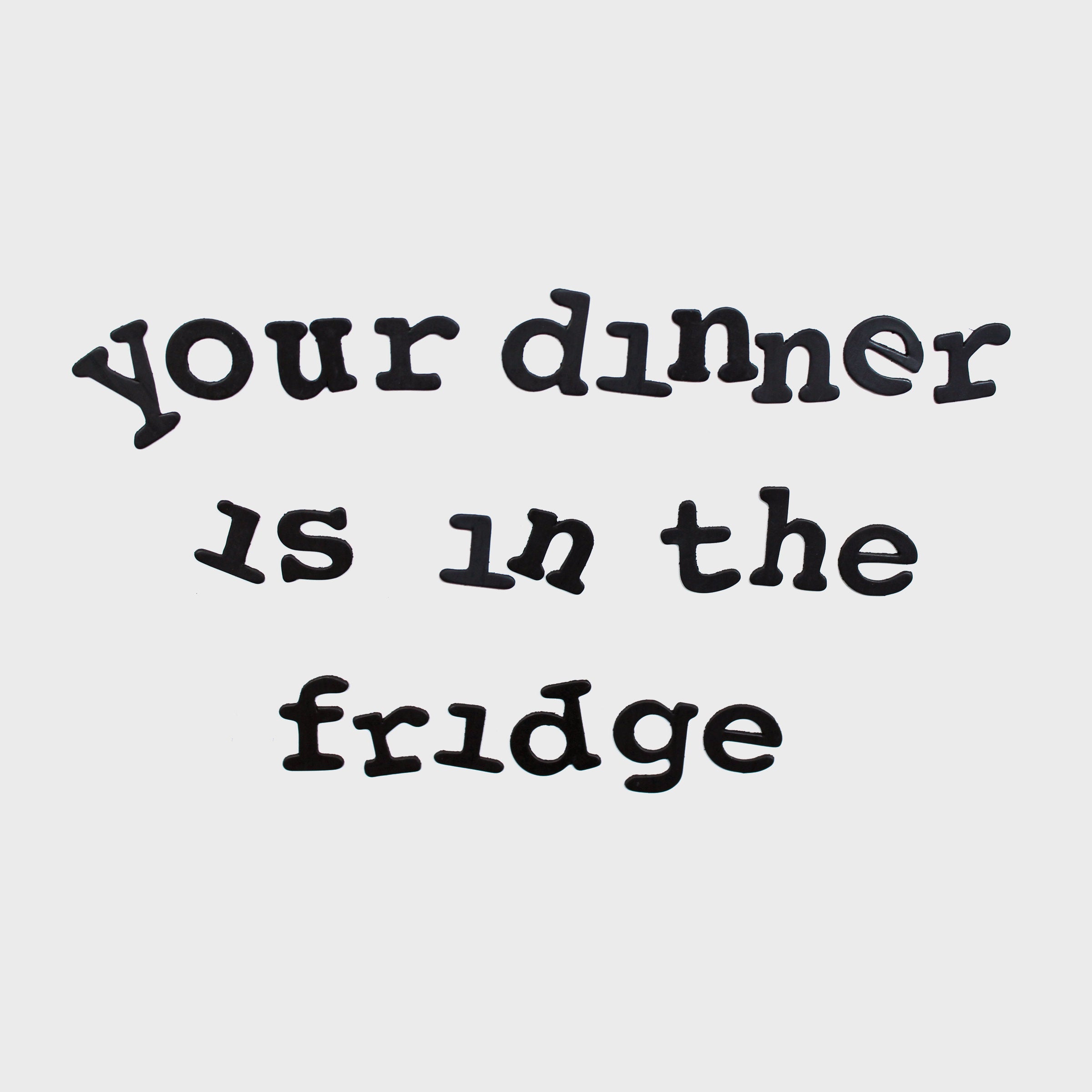 SUCK UK Fridge Magnet Font Typewriter