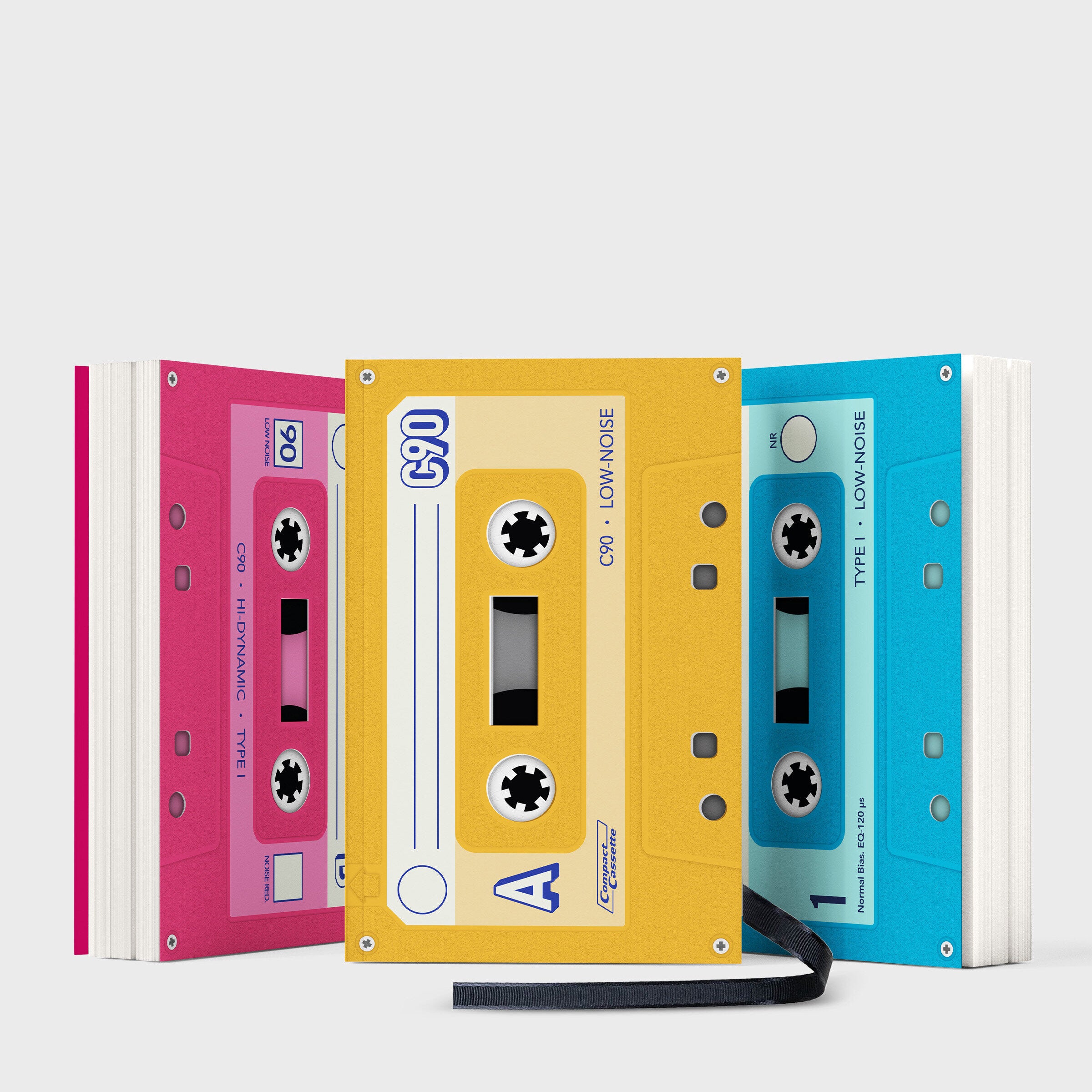 SUCK UK Casette Tape Notebooks Set of 3