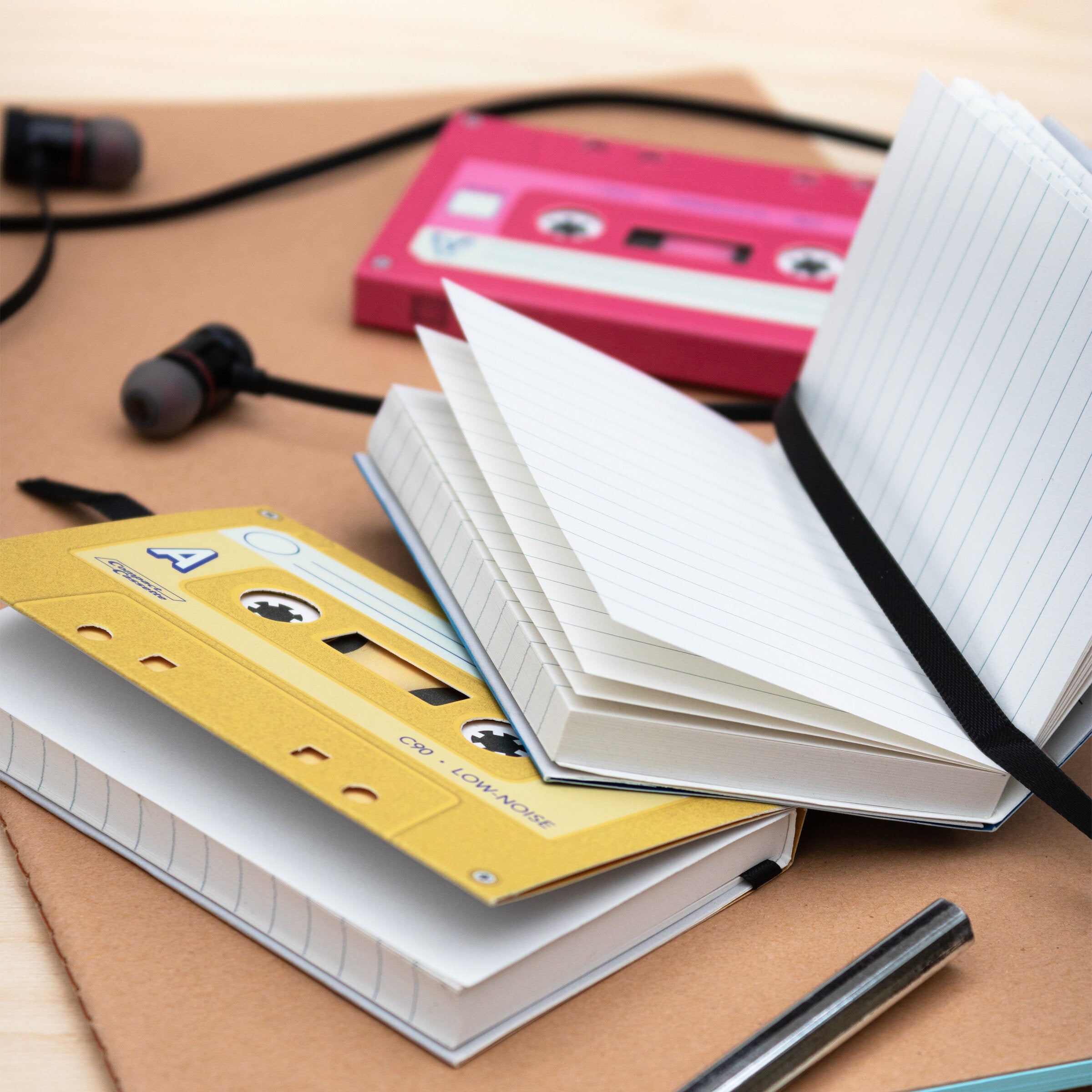 SUCK UK Casette Tape Notebooks Set of 3