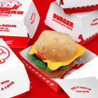 SUCK UK Plush Zip Pouch Burger