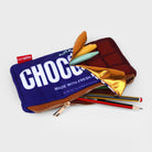 SUCK UK Plush Zip Pouch Chocolate