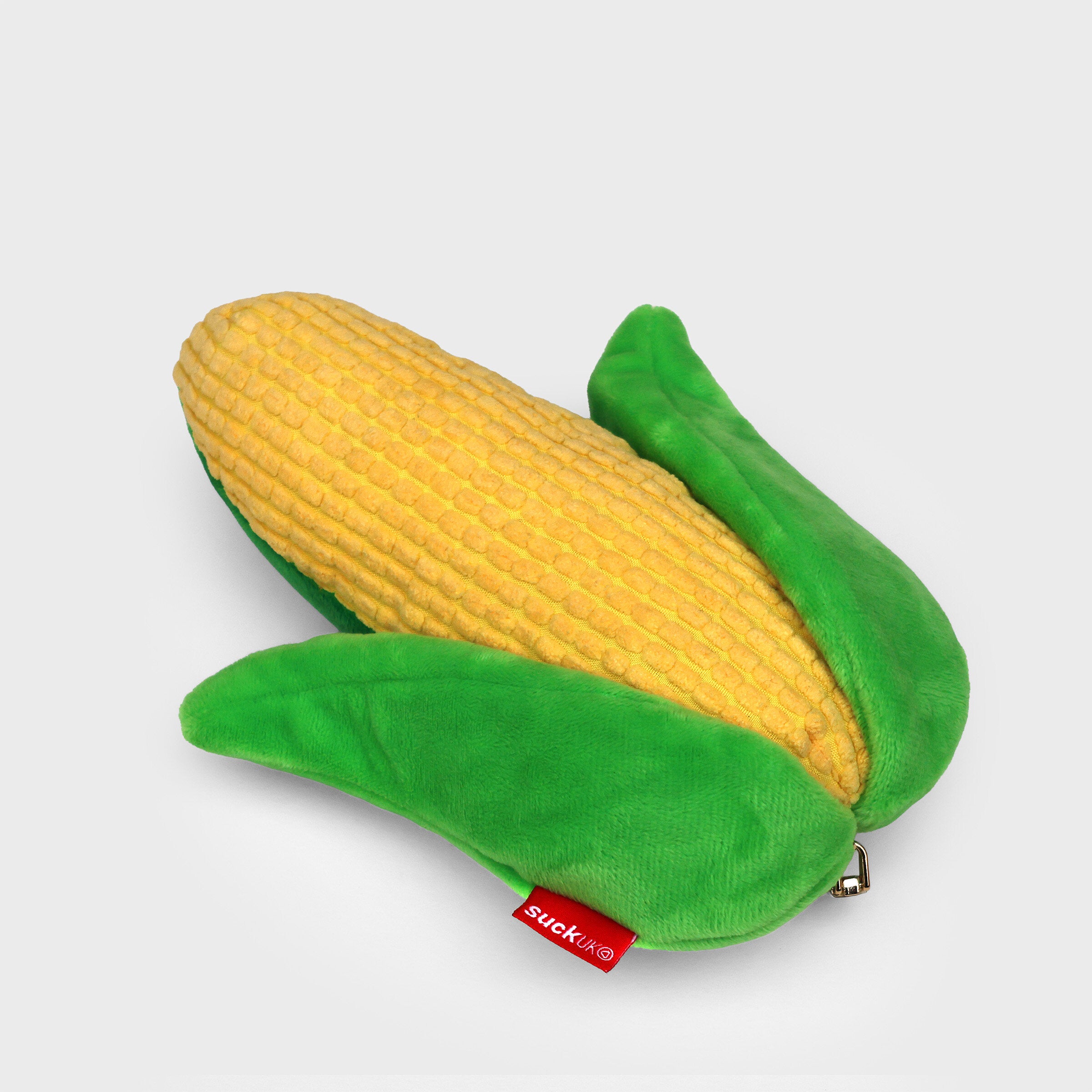 SUCK UK Plush Zip Pouch Sweetcorn