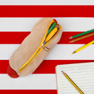 SUCK UK Plush Zip Pouch Hot Dog