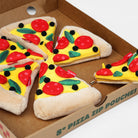 SUCK UK Plush Zip Pouch Pizza