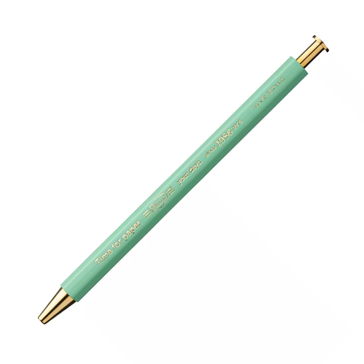 MARK'STYLE Colors Ballpoint Pen with Gel Ink Mint