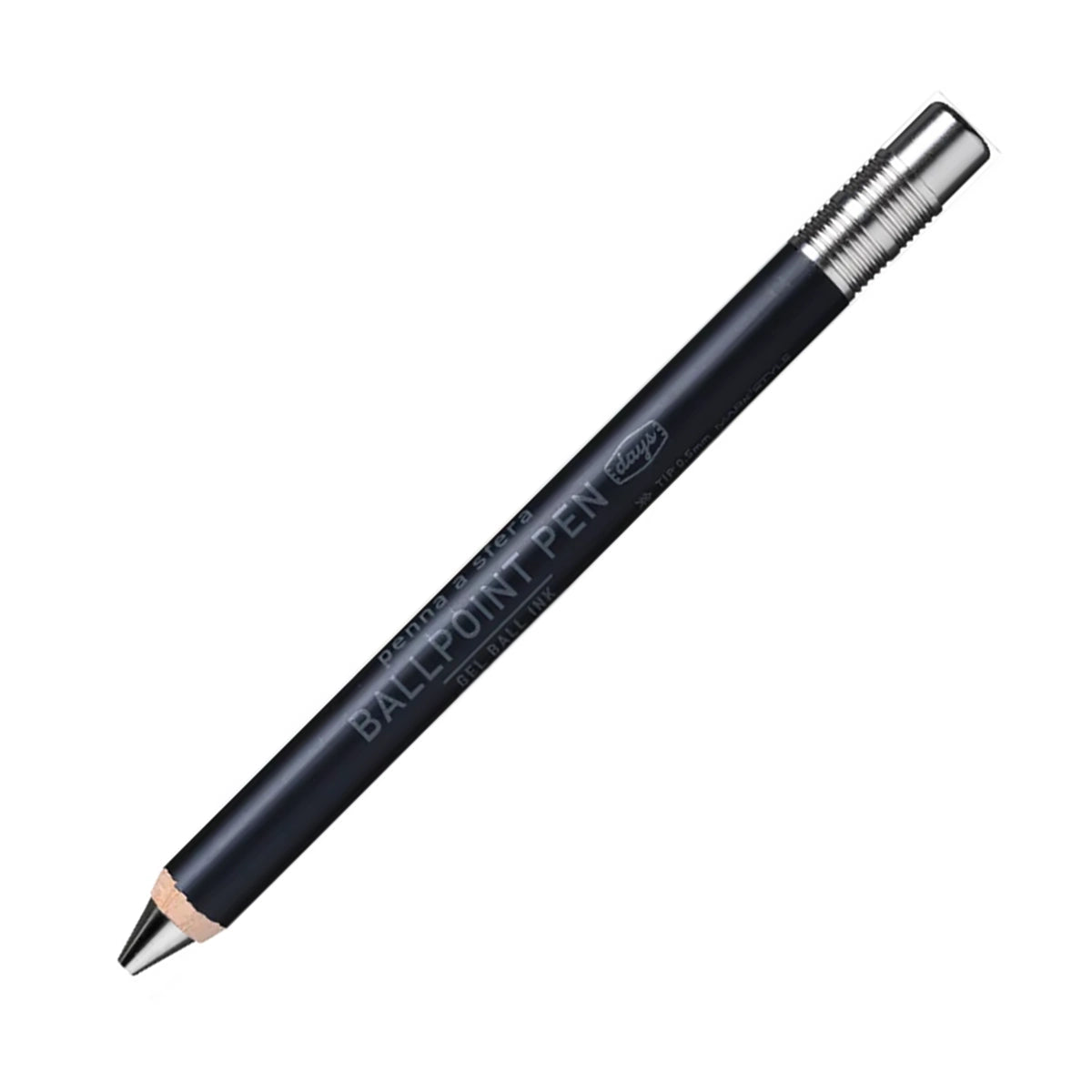 MARK'STYLE Days Gel Wood Ball Pen Black