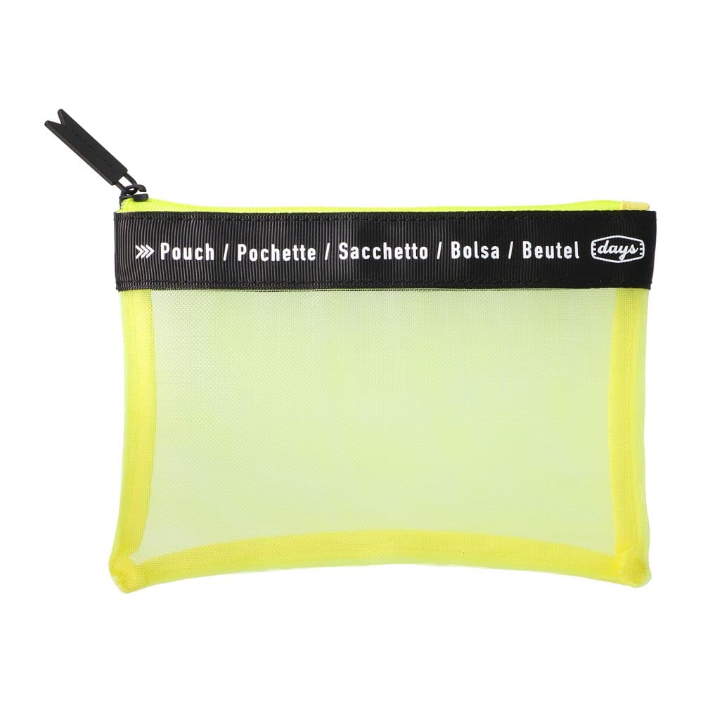 MARK'STYLE Mesh Pouch Yellow