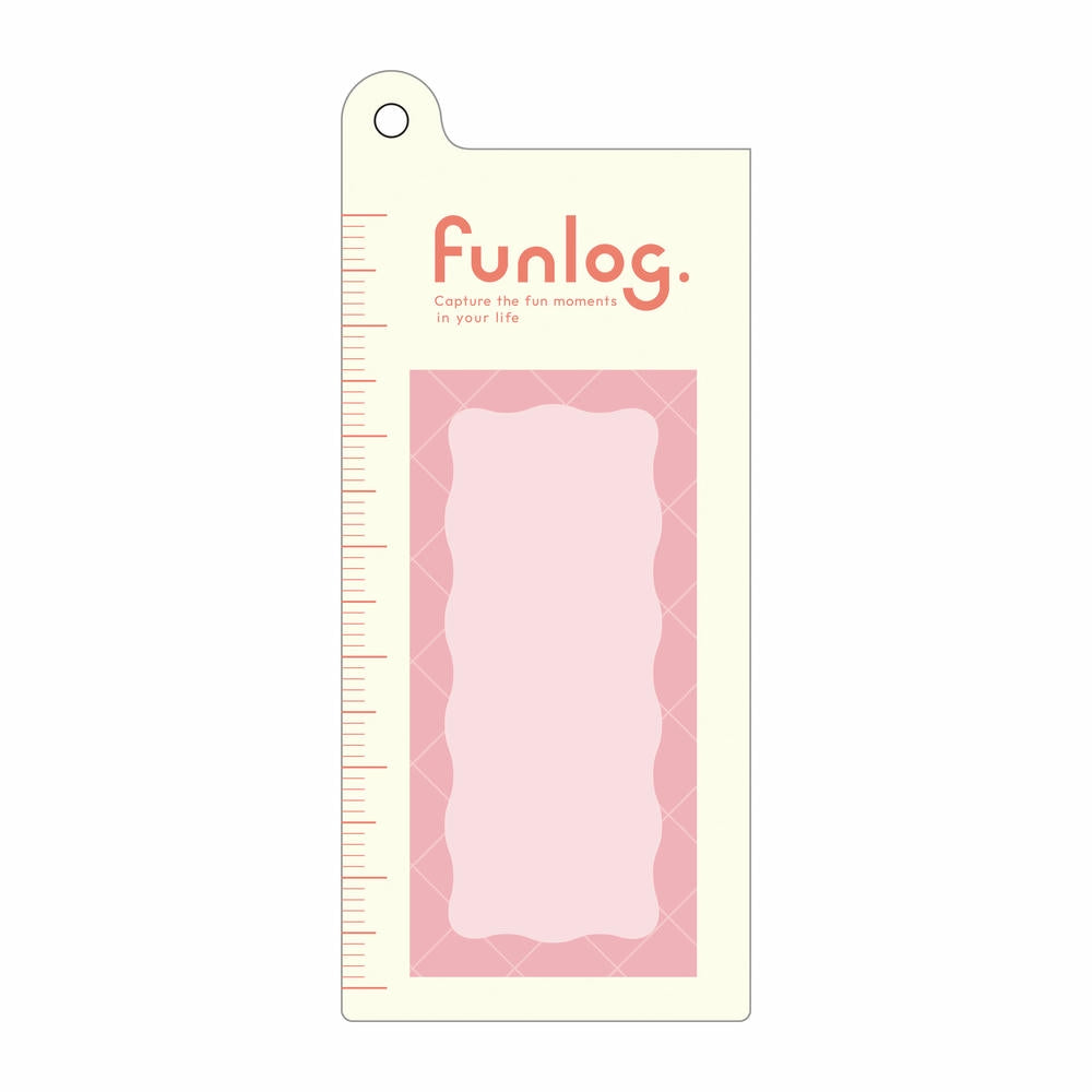 MARKS funlog Bookmark Mini Sticky Notes 1 Pattern Frame