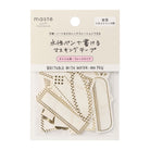 maste Flake Masking Tape Gold Geometric