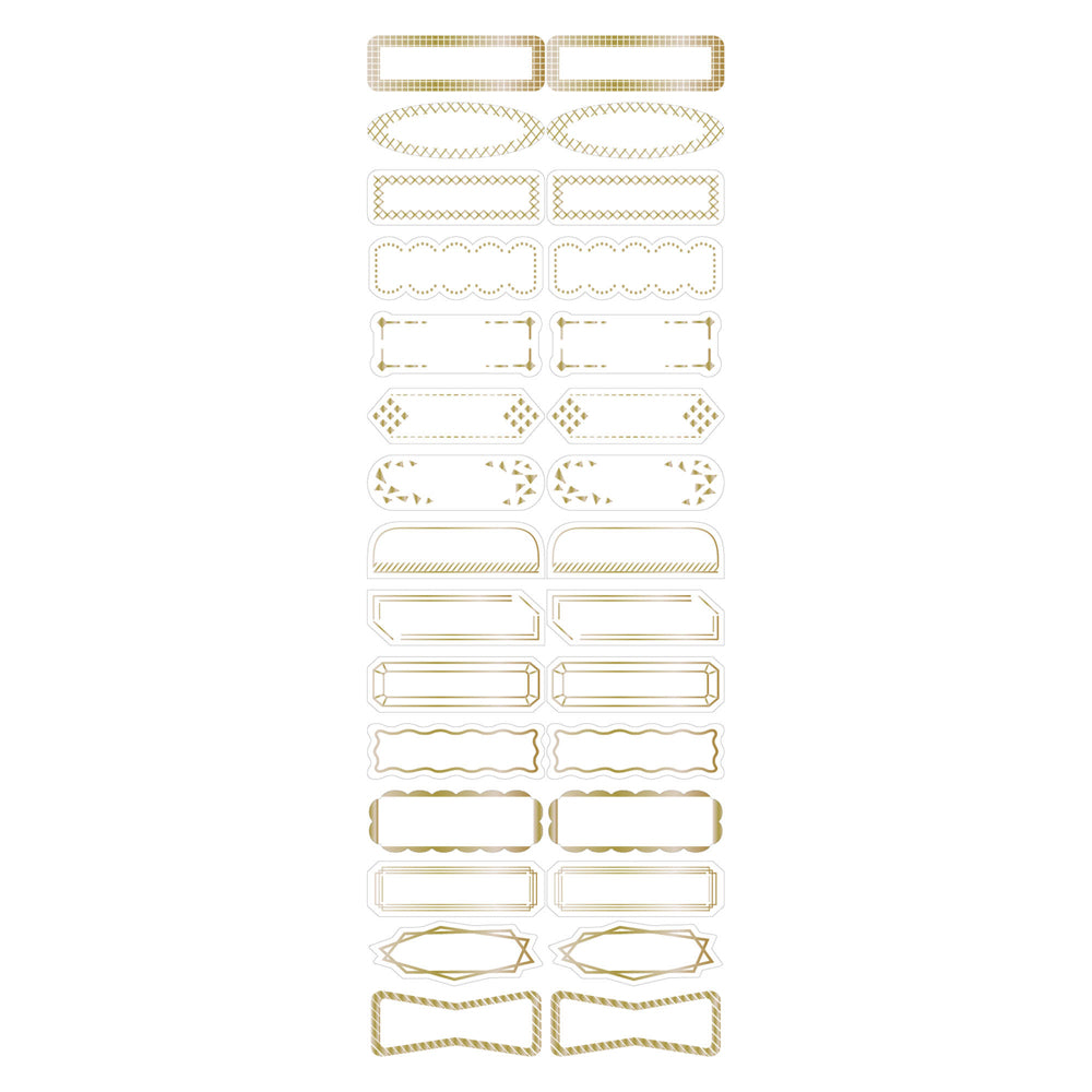 maste Flake Masking Tape Gold Geometric
