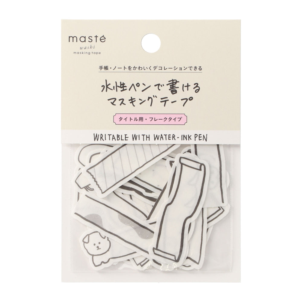 maste Flake Masking Tape Hand Drawing