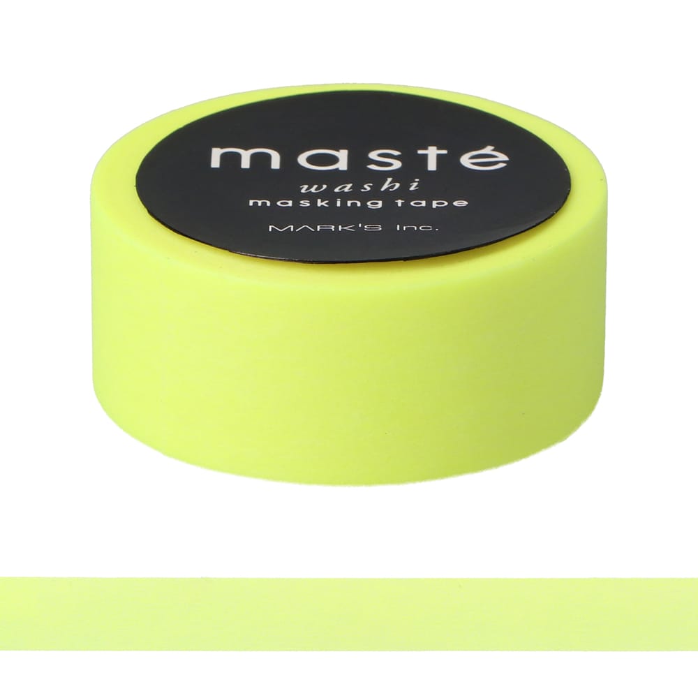 maste Masking Tape Basic Neon Yellow