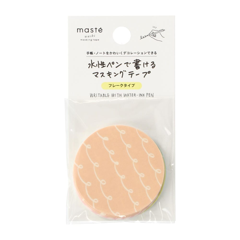 maste Masking Tape Flake Circle Pattern