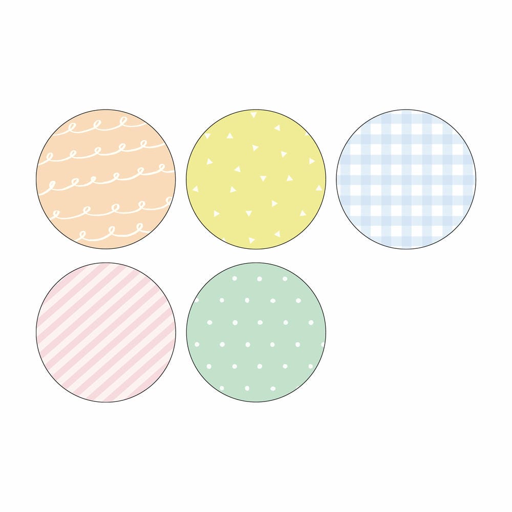 maste Masking Tape Flake Circle Pattern
