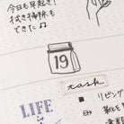 maste Masking Tape Flake Date Hand Drawing